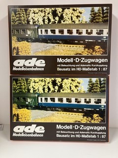 HO SCALE ADE MODELLEISENBAHNEN MODELL D ZUGWAGEN KIT (IN GERMAN) SEE PICS/READ