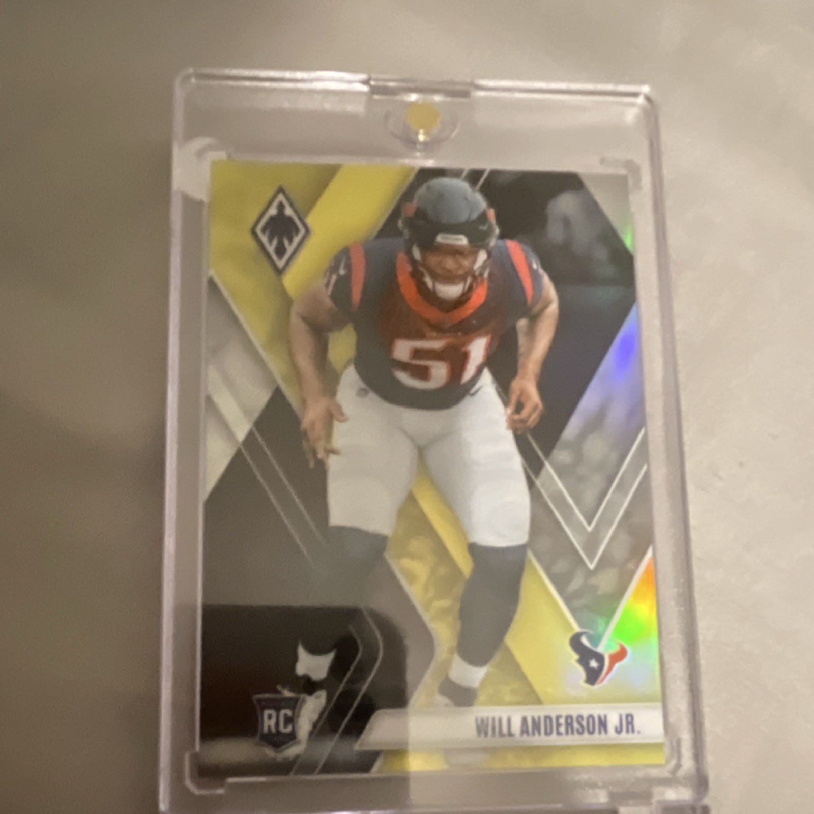 2023 Panini Phoenix - Rookies Will Anderson #144 Yellow /75 (RC)
