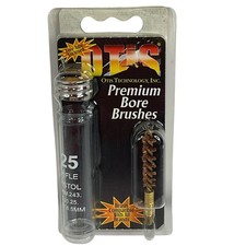 Otis Premium Bore Brush 325 Cleans 243 25cal 6mm 6.5mm Brush Storage Bottle 3pk