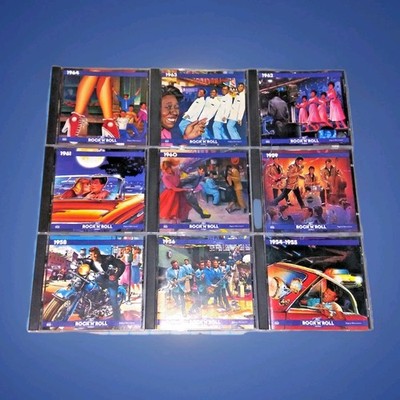 Time-Life The Rock 'N' Roll Era And Classic Rock CD lot 9 CDs 1954-1964