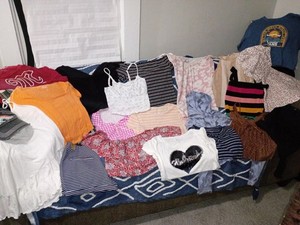 Vtg Y2k Women Clothing Wholesale Resell Bundle  Hollister A Eagle Miss Me Lot 22