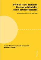 Jean Schillinger | Der Narr In Der Deutschen Literatur Im Mittelalter Und In...