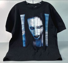 Vintage 90s Winterland Marilyn Manson Long Hard Road Out Of Hell Concert T Shirt