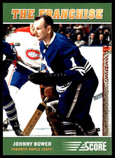 12 13 PANINI SCORE THE FRANCHISE JOHNNY BOWER #3 MAPLE LEAFS