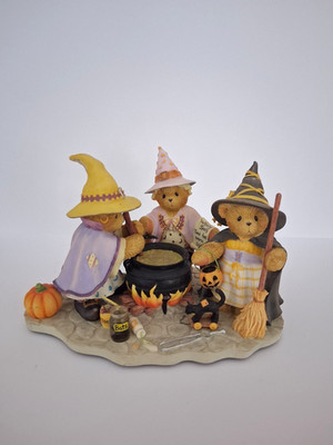 Enesco Cherished Teddies Giselle, Gertrude und Glenda Sammlerfigur
