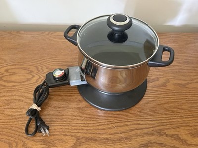 Cooks Essentials 8 Qt Electric Stockpot Cookware Detachable Electric Chord