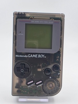Nintendo Game Boy Gameboy Classic Konsole DMG-01 neues Gehäuse in Clear Black