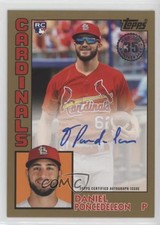 2019 Topps 1984 Baseball Rookies Gold 44/50 Daniel Ponce de Leon Auto 0t2