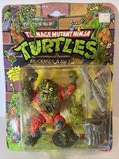 Muckman with Joe Eyeball Vintage TMNT Ninja Turtles Playmates SEALED 1990