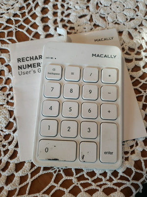 Macally Bluetooth Number Pad for Laptop, Apple, Mac, iMac, MacBook Pro/Air,...