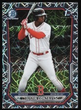 Justin Gonzales 2026 Bowman Chrome Prospects Laser Refractor #BCP-141
