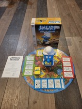 Vtg 1983 Smurf Spin-A-Round Board Game Milton Bradley MB Complete
