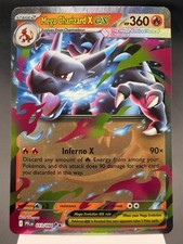 Mega Charizard X ex 013/094 - Ultra Rare - Phantasmal Flames Pokemon Card MINT