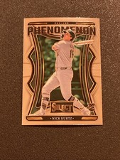 2025 Select Baseball Nick Kurtz Phenomenon Insert RC Oakland Athletics