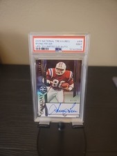 Irving Fryar 2025 National Treasures Gameday Auto /99 PSA 9