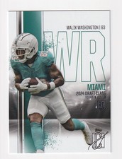 2024 TOPPS SIGNATURE CLASS FOOTBALL MALIK WASHINGTON ROOKIE CARD 146. rookie card picture