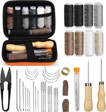 40 Pcs Upholstery Repair Sewing Kit, Leather Heavy Duty Sewing Kit, Leather Work