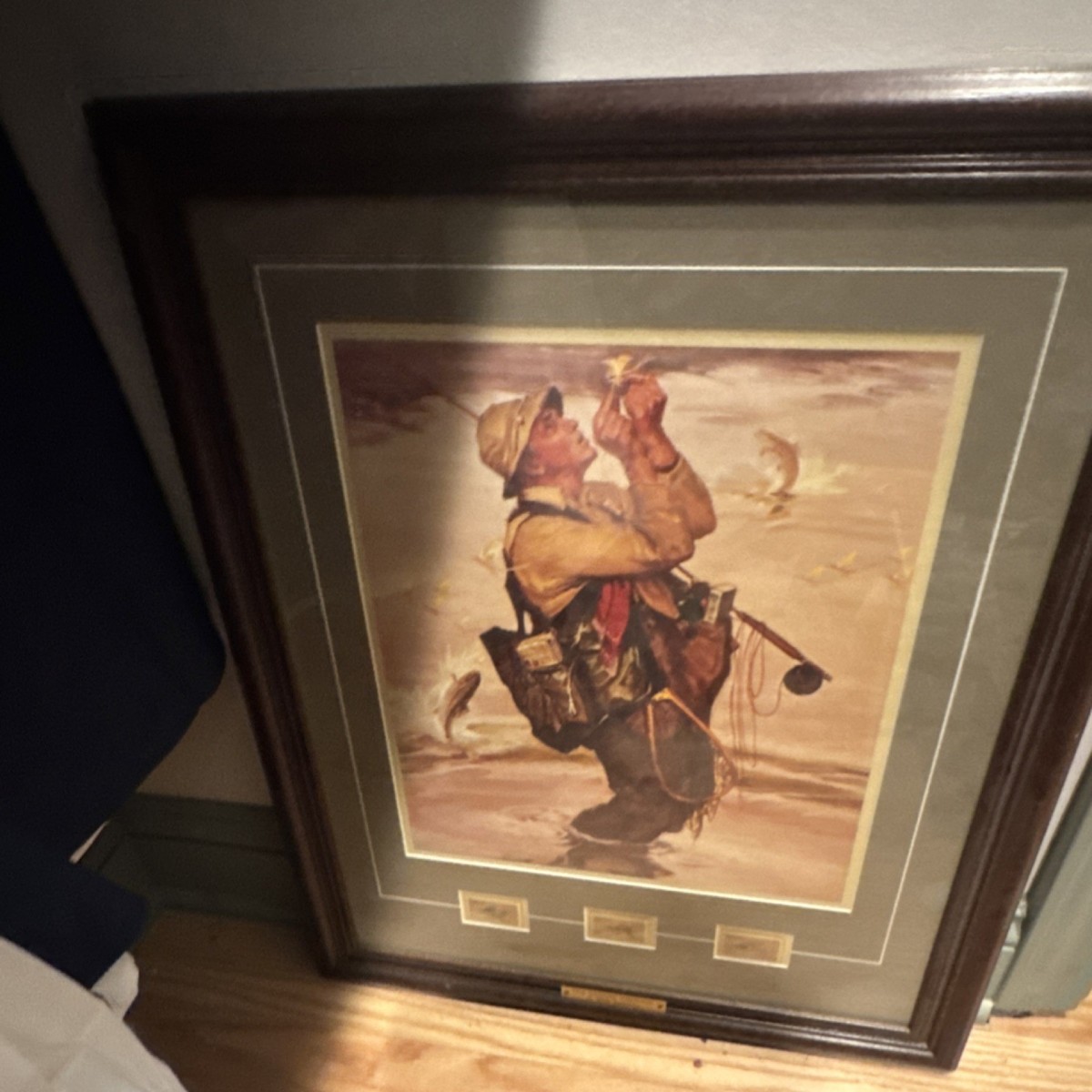 Fly Fishing Virtuoso by Mead Schaeffer Framed Print Conservation