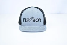 Flyboy Trucker Hat Pilot Cap Aviation Gift Frequent Flyer Travel Mesh Snapback