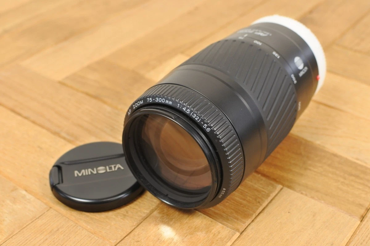 Minolta Telephoto Camera Lenses f/4.5-5.6 Maximum Aperture for
