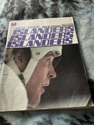 Official Game Program 1980-81 New York Islanders From Nassau Coliseum