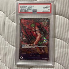One Piece Roronoa Zoro SR ST21-015 Event Prize PSA 10 Japan
