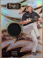 2025 Select Sparks Jersey Patch Holo Silver Prizm Hagen Smith Chicago White Sox
