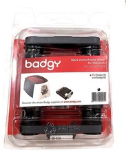 Cinta negra Evolis Badgy100 y 200 - Compatible con impresoras Badgy100 y 200...