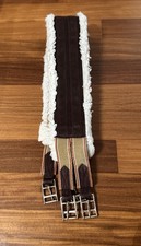 Fleece Nylon Girth 48” Good Used Quality Double Sided Elastic Brown