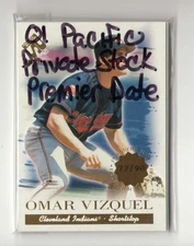 2001 Pacific Private Stock Premier Date (Serial #ed out of 90) - CLEVELAND INDIA