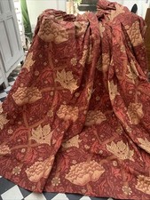 William Morris Curtains, Windrush, XX WIDE, Vintage 2001 ,  150"W x 52.5" L