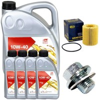 MotoröL Filter Set Febi SAE 10W-40 9 Liter + Schraube FüR Lexus LS GS 460 F4 S19