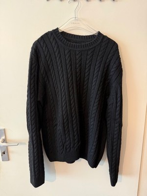 Edwin Herren Strickpullover Gr. L Schwarz