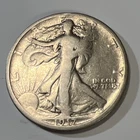 1917-S Reverse Mintmark Liberty Walking Silver Half Dollar.