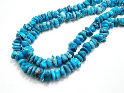 Beautiful Natural Blue Arizona Kingman Turquoise Nugget Gemstone Beads PGS372
