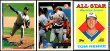 Topps Tom Henke (3) Card Lot - DON’T MISS OUT!