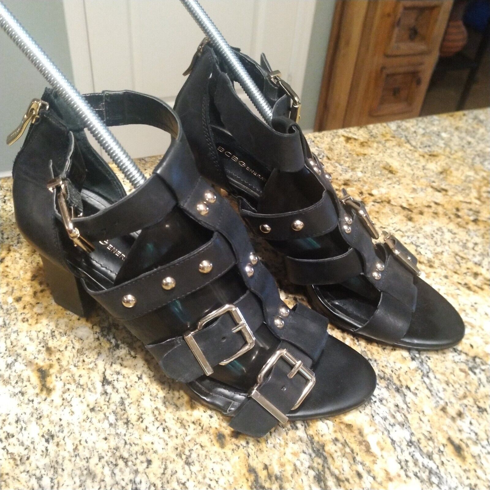 BCBGeneration Fizzy Strappy Gladiator Sandal Heel… - image 4