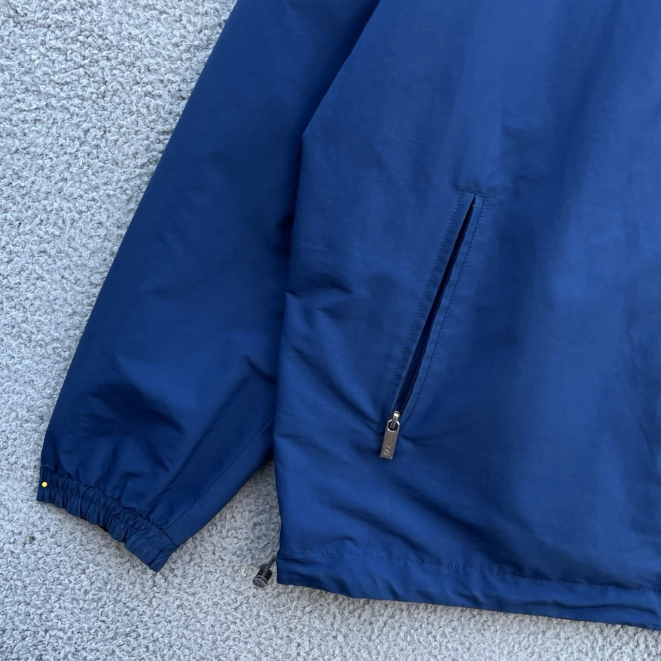 Chaqueta reversible Zegna Sport cremallera completa, azul y negra para hombre talla XLarge Foto 4 de 4