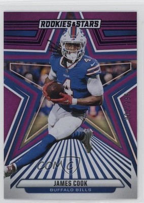 2024 Panini Rookies & Stars Purple 2/299 James Cook #13 12wz