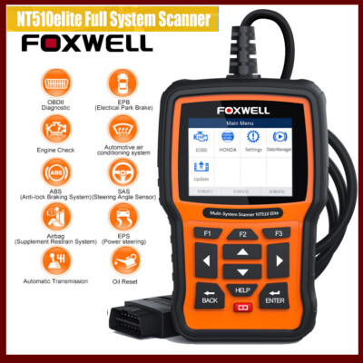 FOXWELL For SUBARU OBD2 Scanner ABS SRS TPS BAT Reset Code Reader Bidirectional