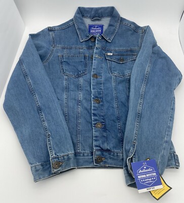 Authentic National Outfitters Vintage Denim Jacket Men's Large