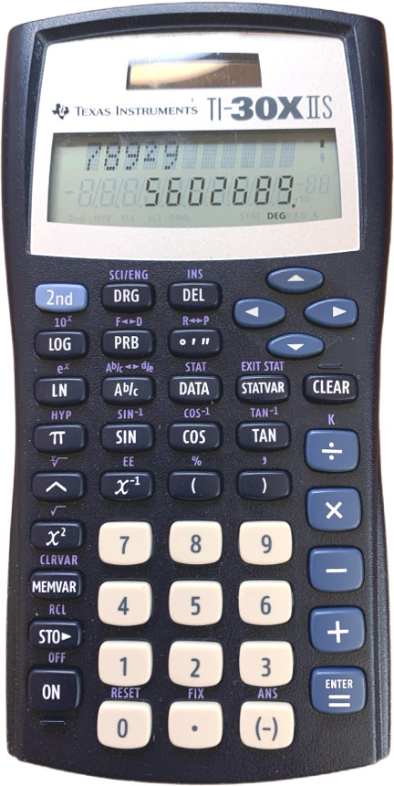 Texas Instruments TI-30 XIIS Scientific Calculator