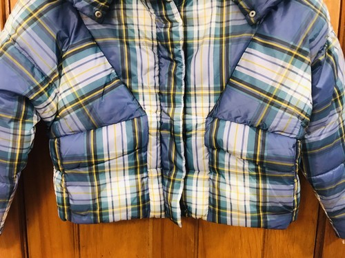 American Eagle karierte mehrfarbige gefütterte Jacke Damen neu ohne Etikett Größe S - Bild 4 von 10