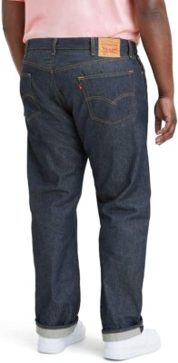 Levi's Men's 501 Original Fit Jeans Rigid STF 44W x 34L 005010000