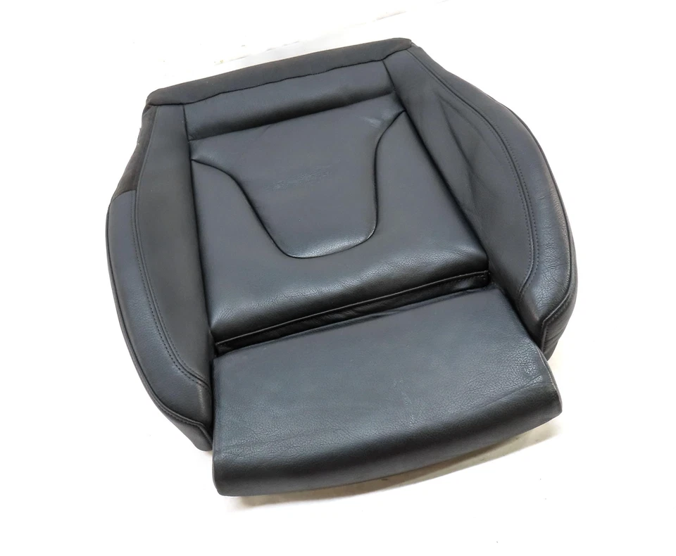 2014 AUDI A5 COUPE (B8 8T) FRONT LEFT LOWER SPORT HEATED SEAT CUSHION (BLACK) - Image 4 of 4