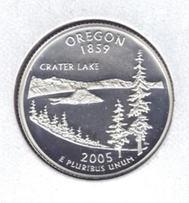 2005-S PROOF OREGON STATE QUARTER