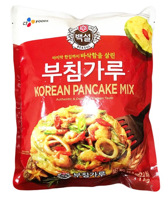 CJ FOODS BEKSUL Korean Pancake Mix Savory Authentic & Delicious Taste