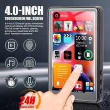 Support 256GB 4" Bluetooth LED MP3 / MP4 Lossless Music Player FM Radio Recorder