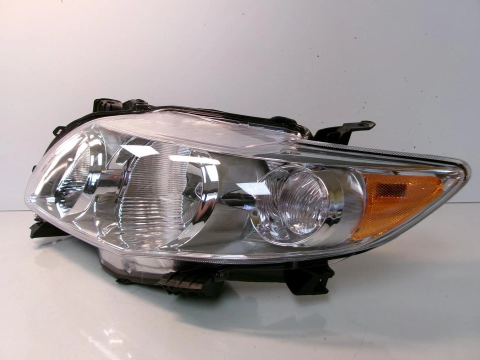 Fits 2009 2010 Toyota Corolla Driver Lh Halogen Headlight - CAPA - Image 2 of 4