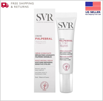 SVR Palpebral Eyelid Cream 0.5 fl oz Soothing Sensitive Skin | EXP 07-01-2025